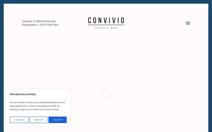 Screenshot of conviviosirolo.it