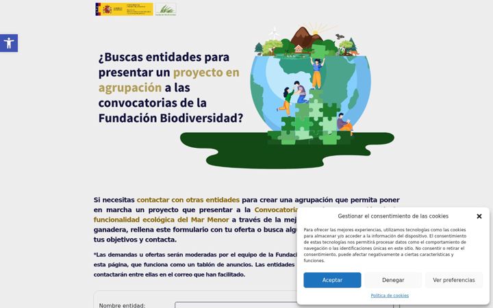 Screenshot of convocatoriasfb.es