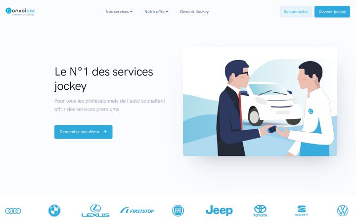 Screenshot of convoicar.fr
