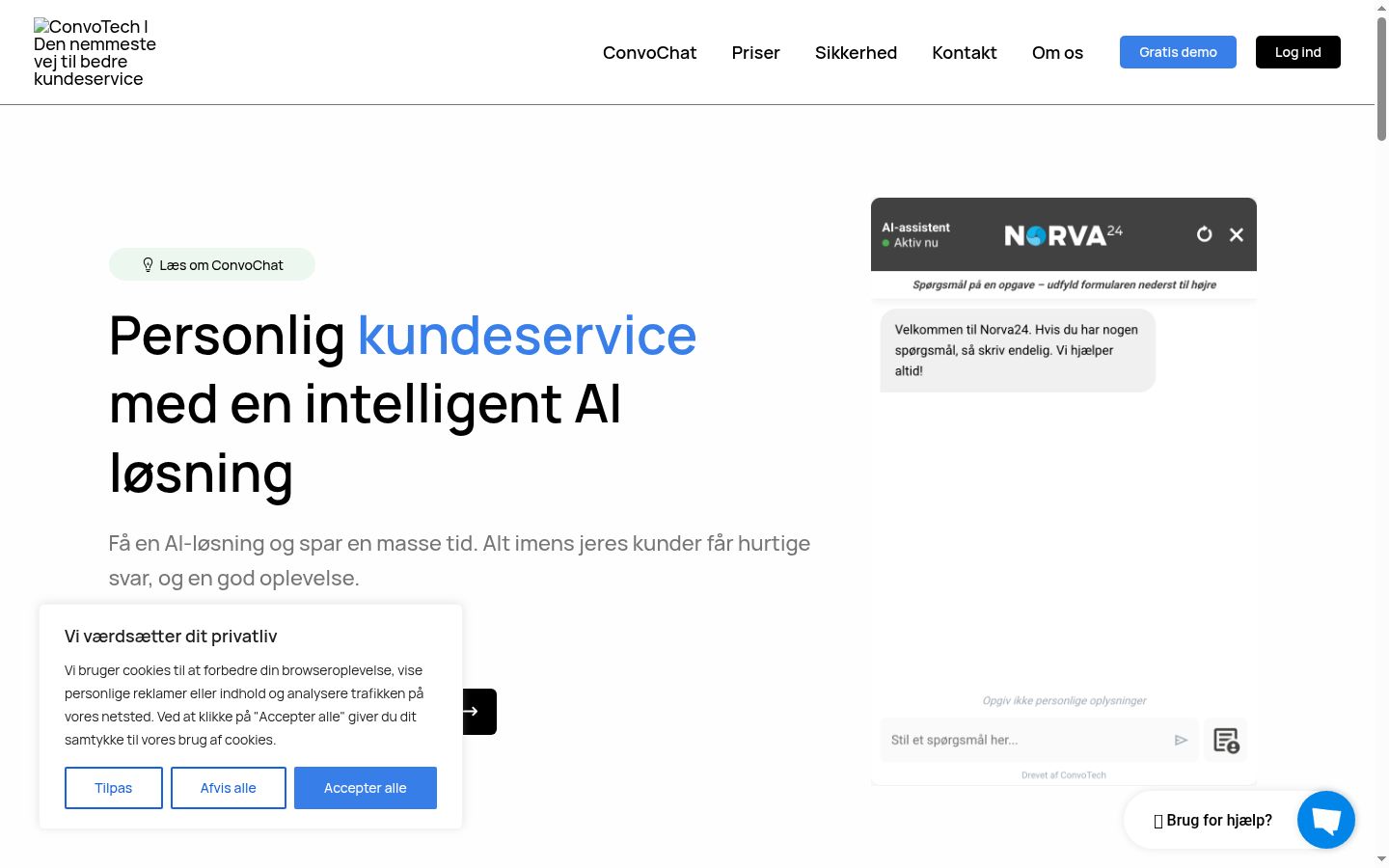Kuvakaappaus suostumusbannerista, joka näytettiin ennen mitään vuorovaikutusta