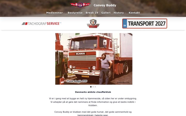 Screenshot of convoybuddy.dk