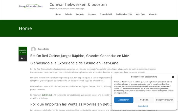 Screenshot of conwar.nl