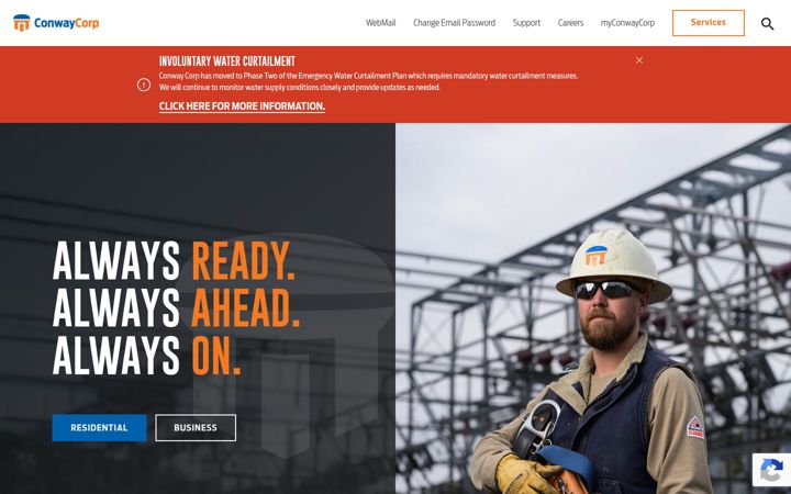 Screenshot of conwaycorp.net
