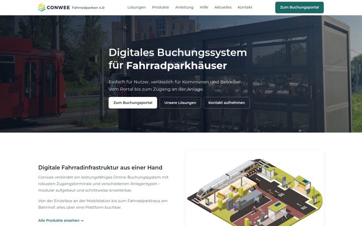 Screenshot of conwee.de