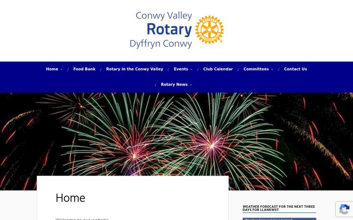 Screenshot di conwy-valley-rotary.org.uk