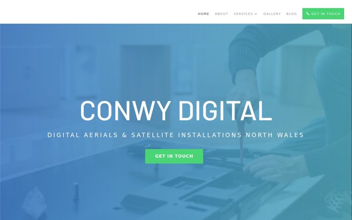 Screenshot di conwydigital.co.uk