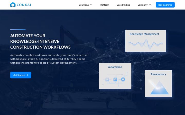 Screenshot of conxai.com