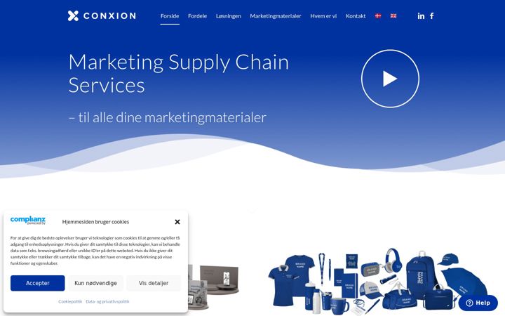 Screenshot of conxion.dk