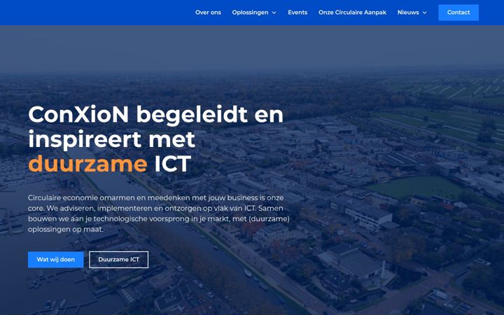 Screenshot of conxion.nl
