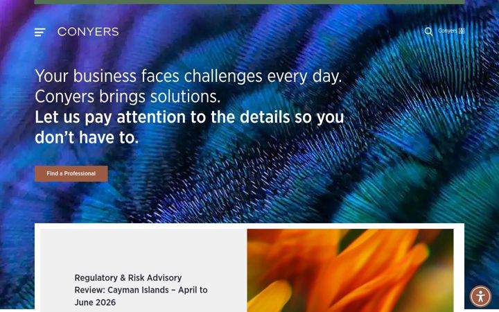 Screenshot of conyers.com