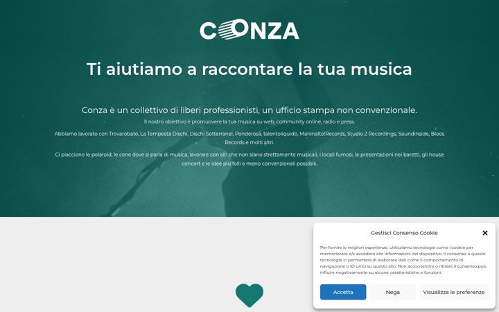 Screenshot of conzapress.it