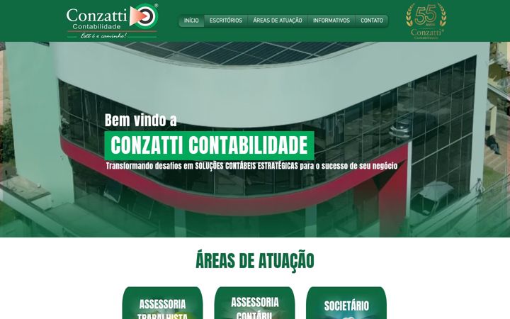 Screenshot of conzatti.com.br