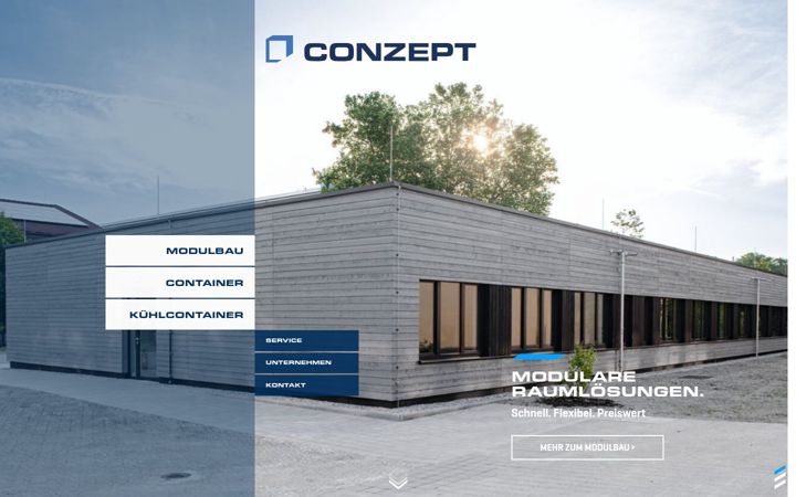 Captura de ecrã de conzept.com
