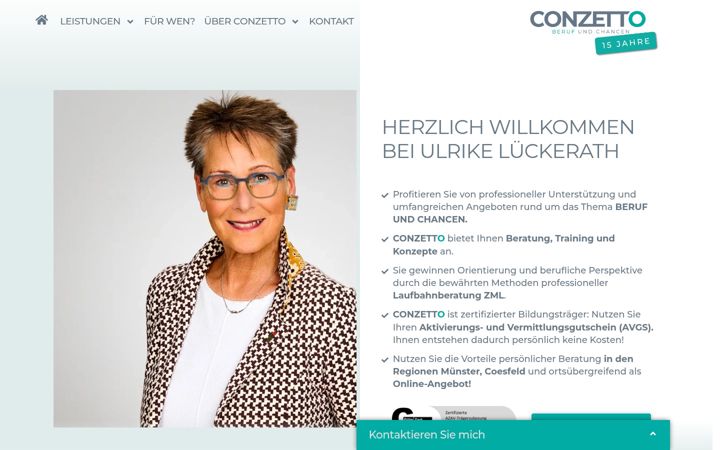 Screenshot of conzetto.de