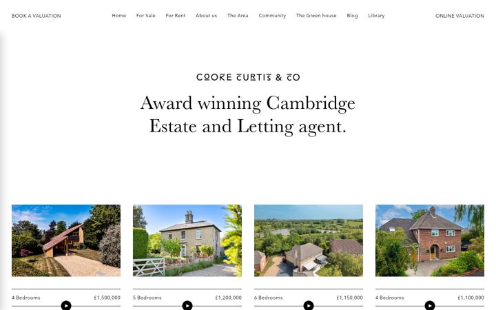 Ekrānuzņēmums no cookecurtis.co.uk