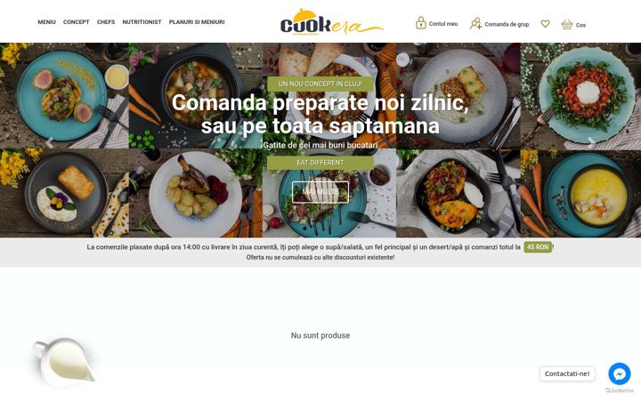 Screenshot van cookera.ro