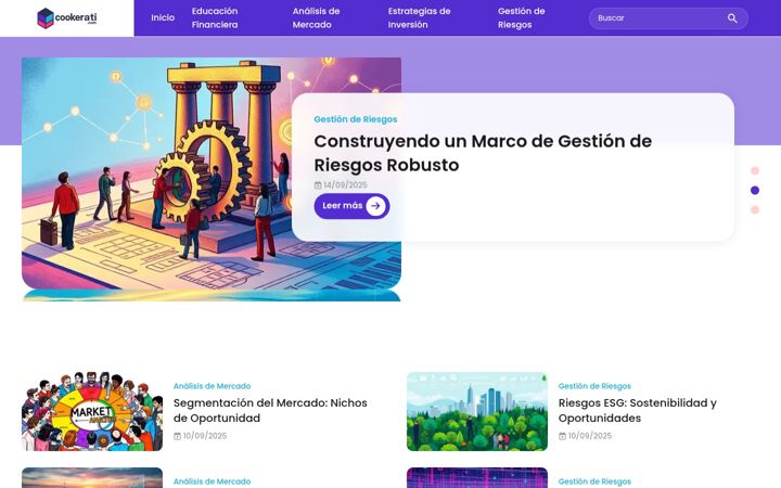 Screenshot of cookerati.com