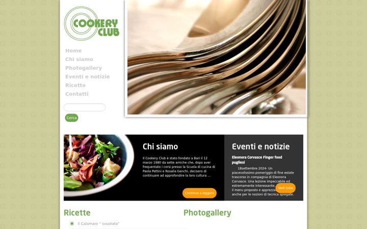 Screenshot of cookeryclub.it