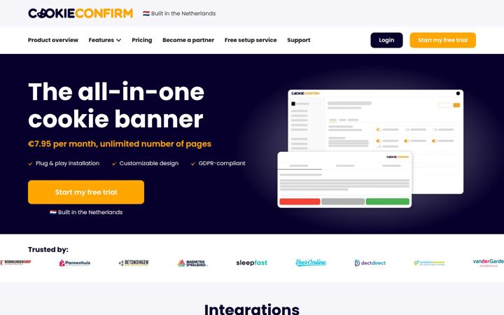 Screenshot of cookieconfirm.com