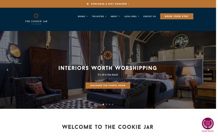 Screenshot of cookiejaralnwick.com