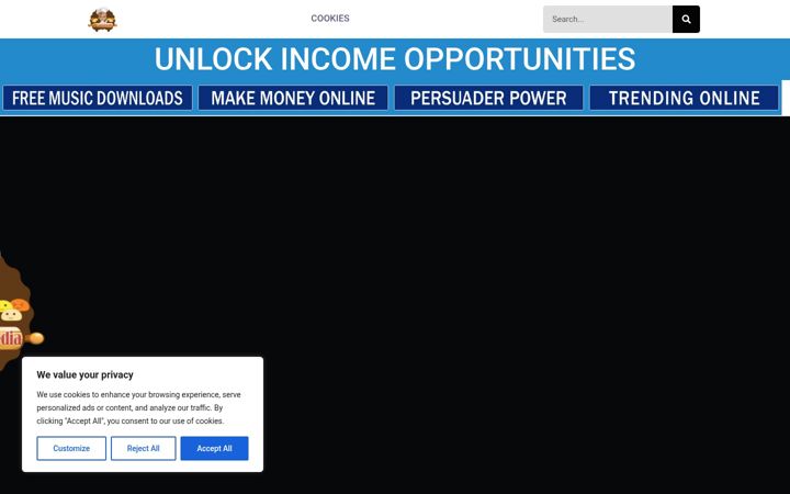 Screenshot of cookiesopedia.com
