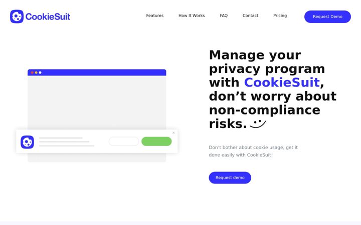 Screenshot of cookiesuit.com