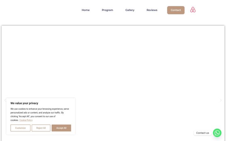 Screenshot of cookingclasscortona.it