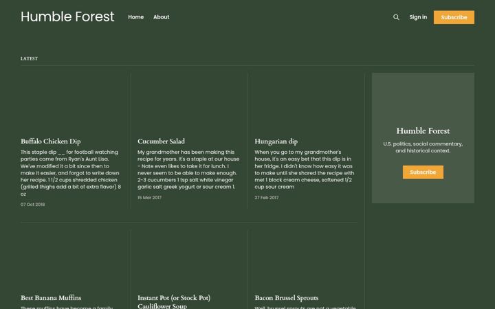 Screenshot of cookingconcerts.com