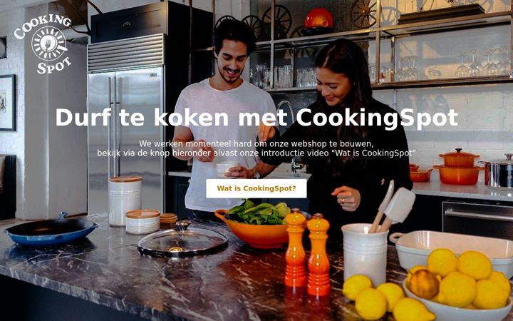 Kuvakaappaus sivustosta cookingspot.nl