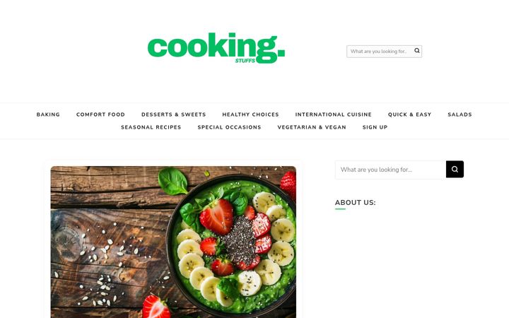Screenshot of cookingstuffs.com