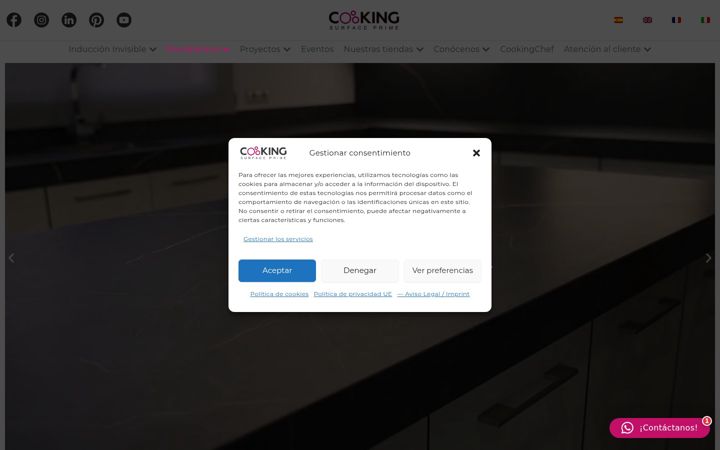 Screenshot of cookingsurface.com
