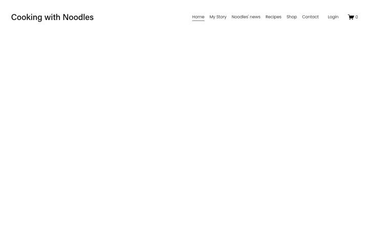 Screenshot of cookingwithnoodles.com