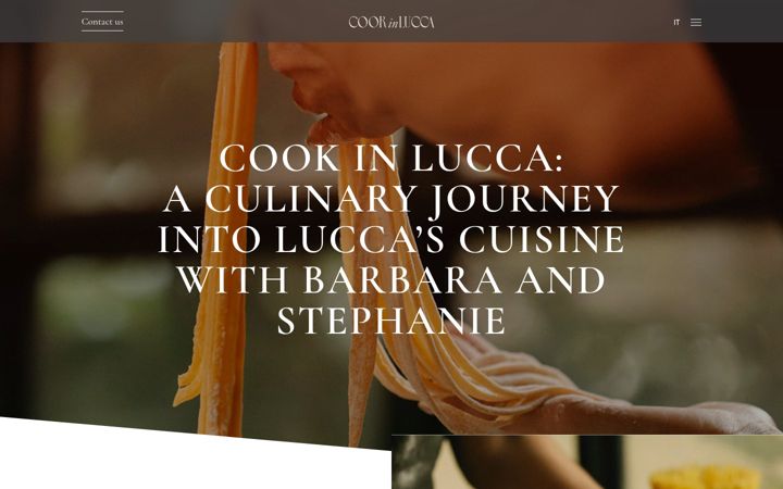 Captura de ecrã de cookinlucca.it