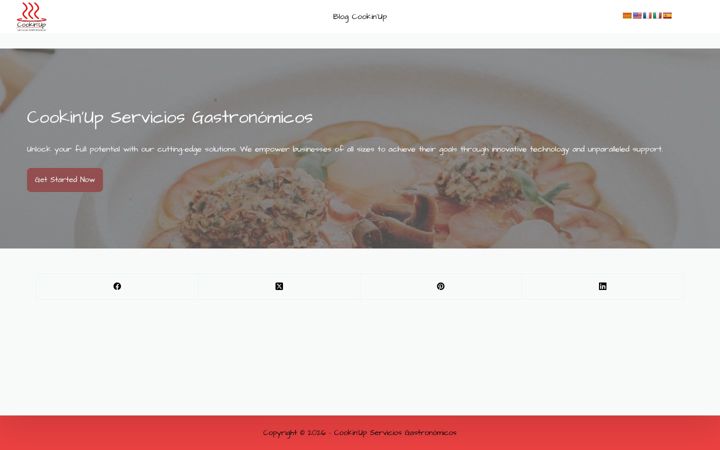 Screenshot of cookinup.es