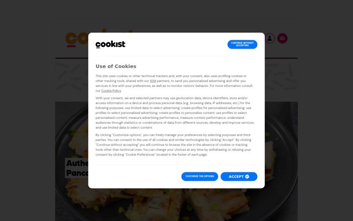 Zrzut ekranu cookist.com