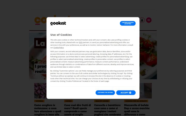 Screenshot of cookist.it