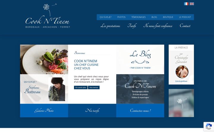 Screenshot of cookntinem.fr