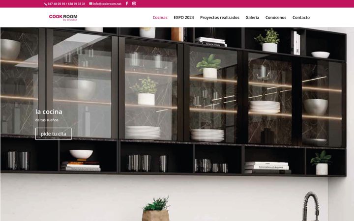 Screenshot ta' cookroom.net