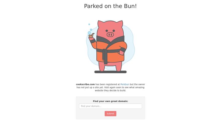 Screenshot of cookscribe.com