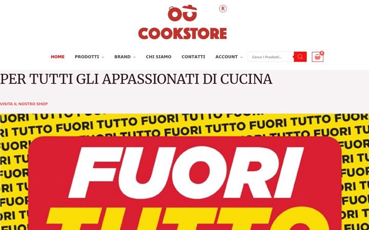 Screenshot of cookstore.net