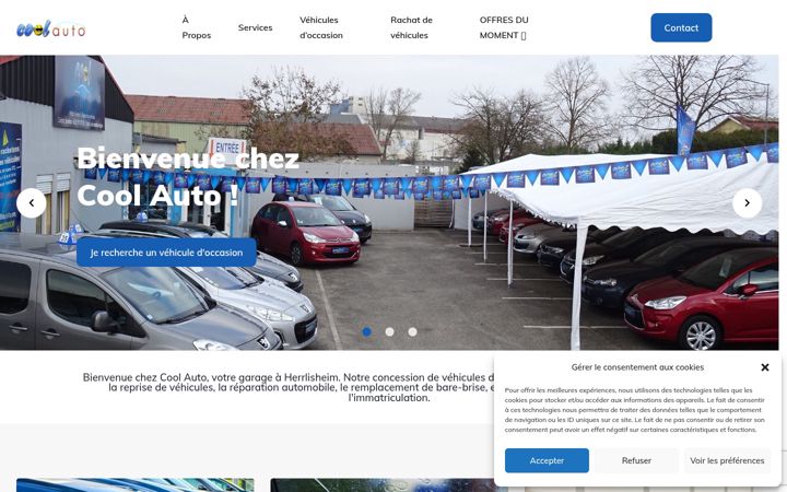 Snimka zaslona za cool-auto.fr