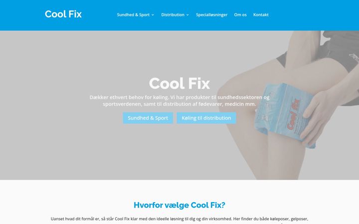 Screenshot of cool-fix.dk