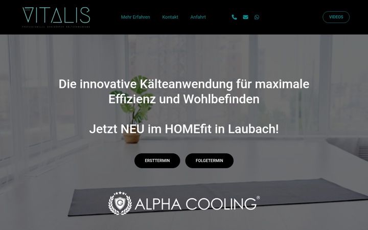 Screenshot of cool-vitalis.de