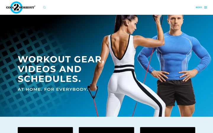 Screenshot of cool2workout.nl