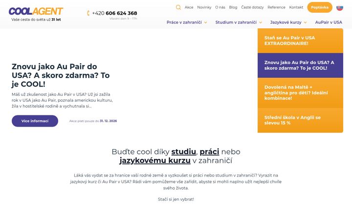 Screenshot van coolagent.cz