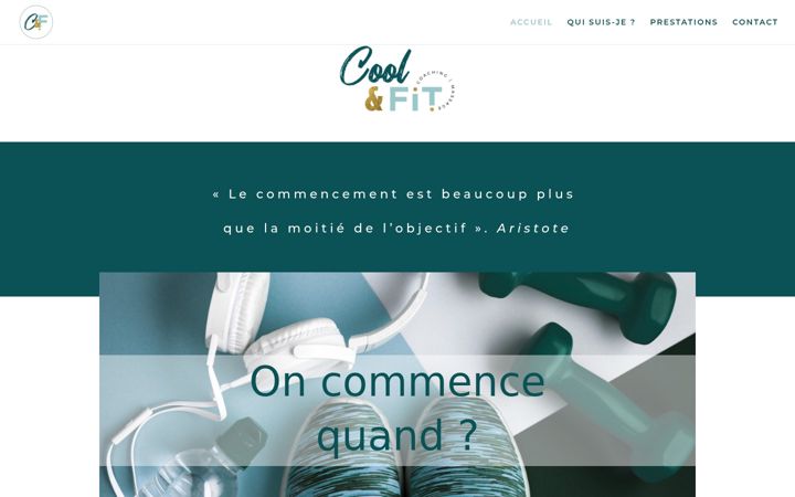 Screenshot of coolandfit.fr
