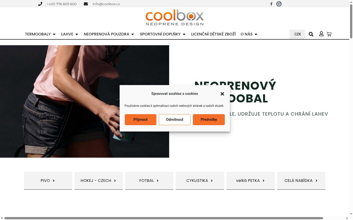 Screenshot tal-banner tal-kunsens muri qabel kwalunkwe interazzjoni