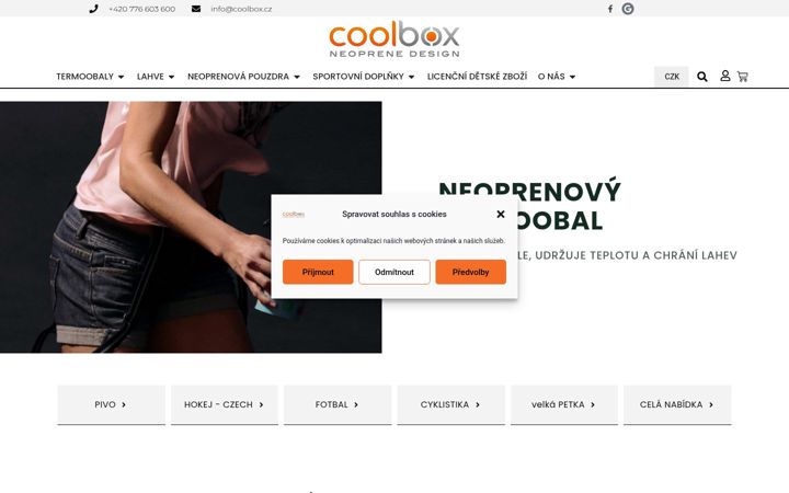 Screenshot of coolbox.cz