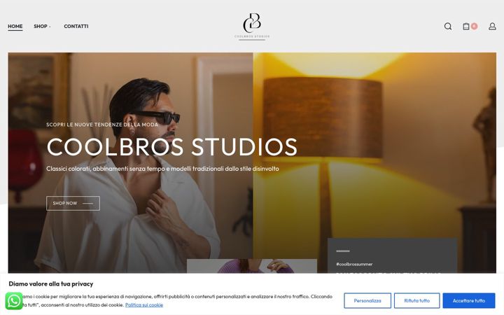 Screenshot of coolbrostudios.it