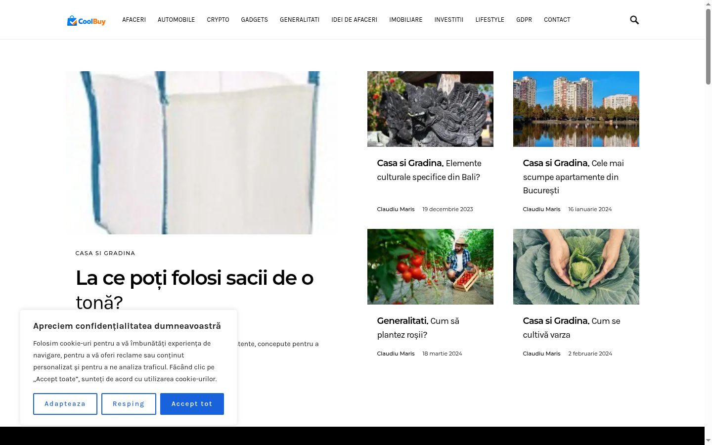 Snimka zaslona bannera za privolu prikazanog prije bilo kakve interakcije